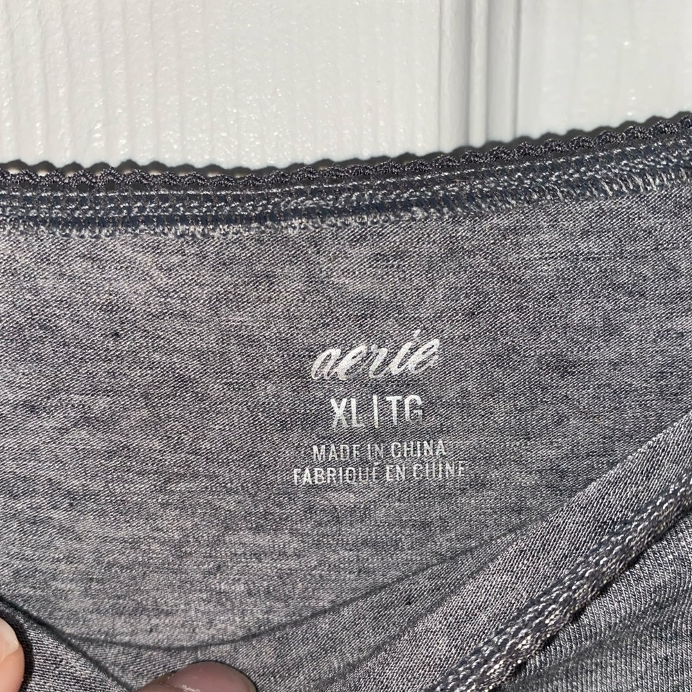 Aerie Grey Shimmery Maxi Skirt - Women - Picture 3 of 3